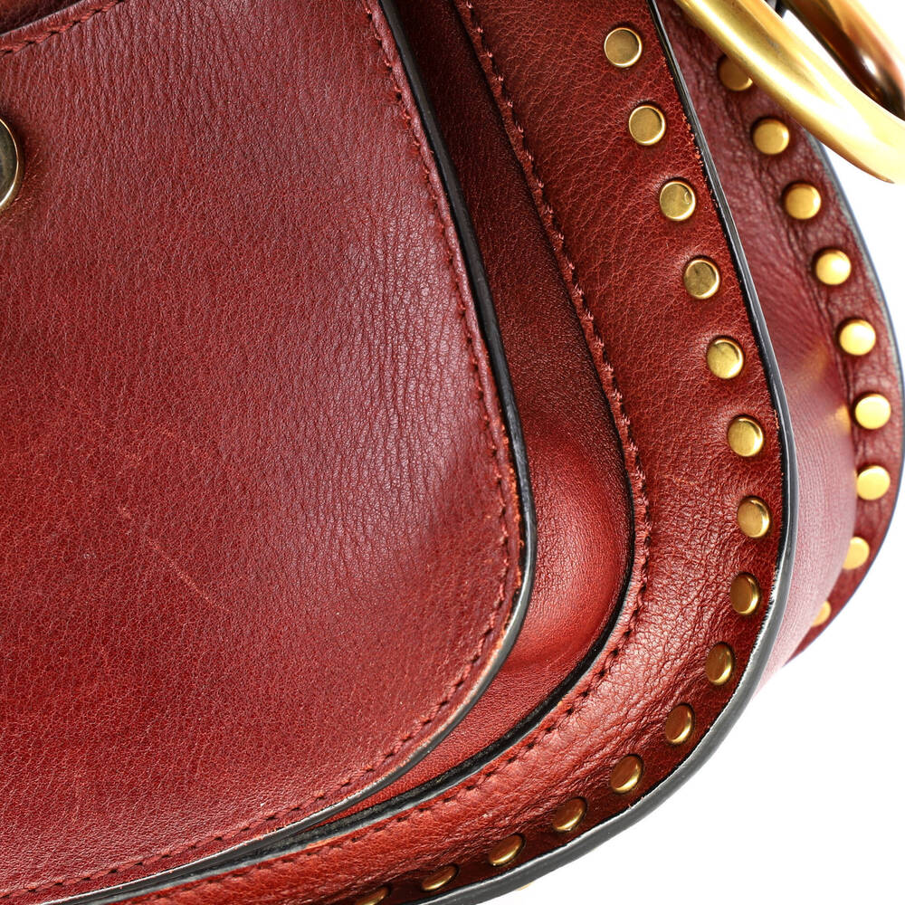 Chloe Mini Hudson Handbag Whipstitch Leather - Picture 7 of 8